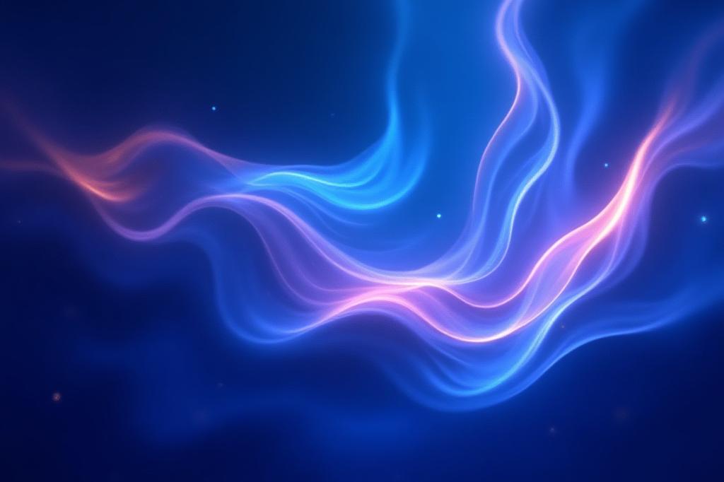 Sfondo astratto blu che evoca concetti di strategia e innovazione